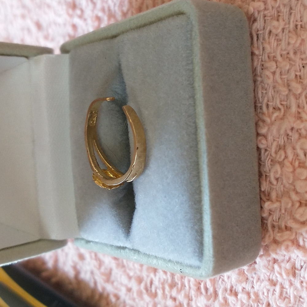 10k solid gold toe ring - Picture 3 of 5